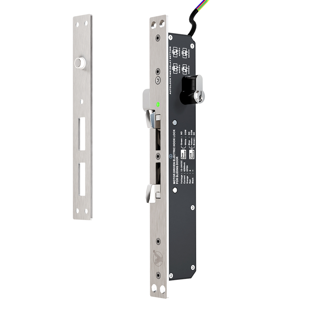 馬達驅動平移門專用雙舌電鉤鎖